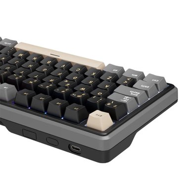 TECLADO ROYAL KLUDGE RK X87 WIRED 75% PHANTOM SWITCH CREAMY - 4