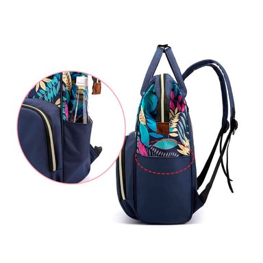 MOCHILA PAÑALERA COLOR AZUL - 2