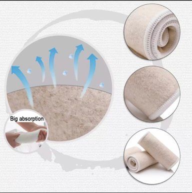 PAÑALES ECOLOGICOS DE TELA - INSERTO DE CAÑAMO - PACK X 6 UNIDADES - 3