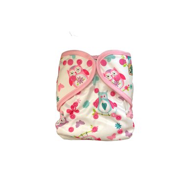 PAÑAL INFANTIL BABYLOOM ECOLÓGICO TELA UNITALLA PINK - 1