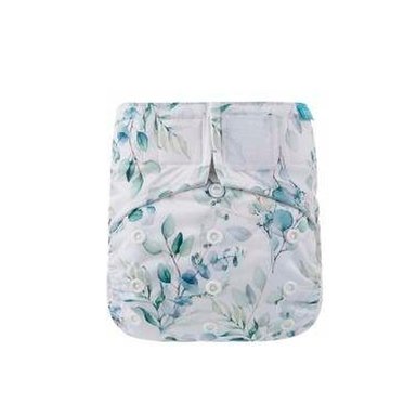 PAÑAL INFANTIL HAPPY FLUTE + INSERTO ECOLÓGICO DE TELA ECOLÓGICO ALGODÓN ORGÁNICO CON VELCRO - 1