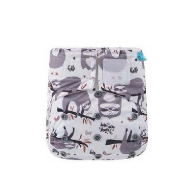 PAÑAL INFANTIL HAPPY FLUTE + INSERTO ECOLÓGICO DE TELA ECOLÓGICO ALGODÓN ORGÁNICO CON VELCRO - 1