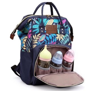 MOCHILA PAÑALERA BABYLOOM PASEO NEGRO - 4