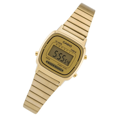 RELOJ CASIO MUJER DIGITAL LA 670WGA 9D VINTAGE RETRO GOLD - 2