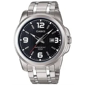 RELOJ CASIO HOMBRE ANÁLOGO MTP 1314D-1A PLATEADO - 1