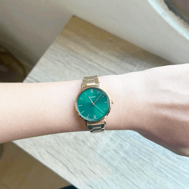 RELOJ CASIO MUJER ANÁLOGO DORADO LTP-VT02G-3A ACERO - 4