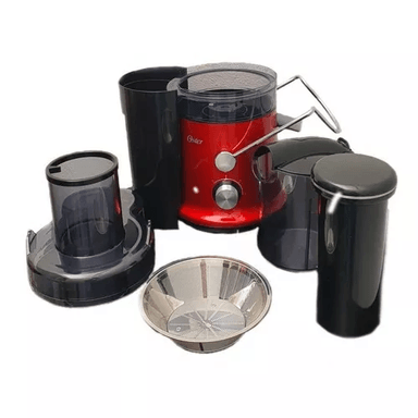 EXTRACTOR OSTER FPSTJE320R 600W JUGOS BOCA ANCHA ROJO - 2