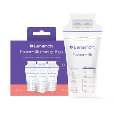 PACK 3 UNDS BOLSA DE ALMACENAMIENTO DE LECHE LANSINOH 75 UND - 2