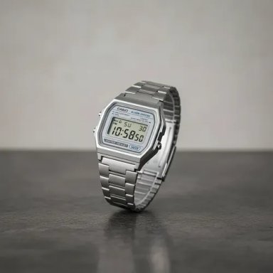 RELOJ CASIO VINTAGE A158WEA-7 - PLATEADO - 2
