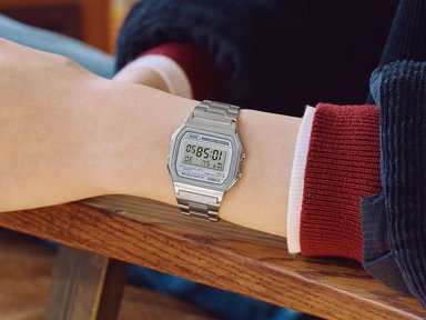 RELOJ CASIO VINTAGE A158WEA-7 - PLATEADO - 4