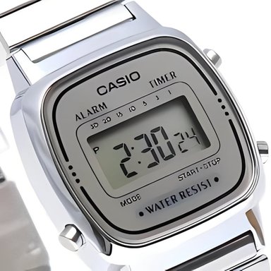 COMBO RELOJ CASIO VINTAGE A158WEA 7A + LA670W-7D - 6
