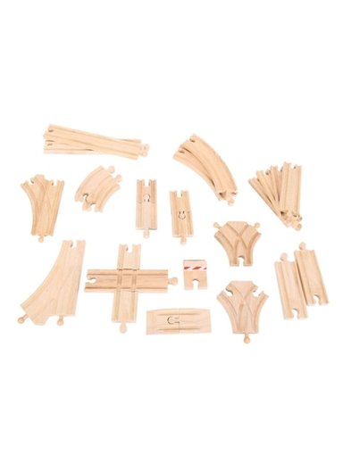ACCESORIO BIGJIGS TRACK PACK X 25 RIELES - 1