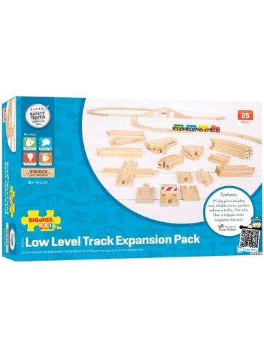 ACCESORIO BIGJIGS TRACK PACK X 25 RIELES - 3