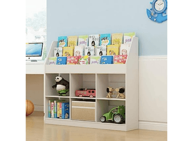 LIBRERO JUGUETERO INFANTIL POLO BLANCO MUEBLES GAUDI - 3