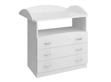 COMODA MUEBLES GAUDI CAMBIADOR DE BEBE OTTO BLANCO - 3