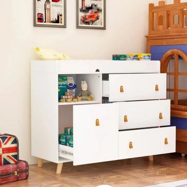 COMODA MUEBLES GAUDI CAMBIADOR DE BEBE ZIGOR BLANCO - 2
