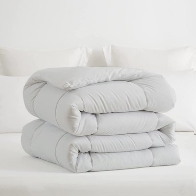 EDREDÓN TEFI HOME 1 PLAZA ALGODÓN GRIS ESTAMPADOS MONOCROMO 250 HILOS - 3