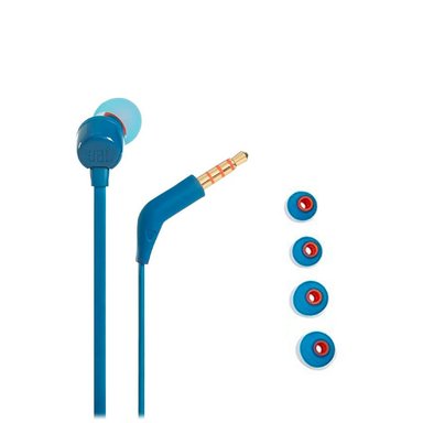 AUDÍFONOS JBL IN-EAR T110 SONIDO CLARO Y NITIDO CON MICRO 3.5MM AZUL - 2