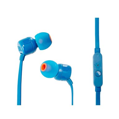 AUDÍFONOS JBL IN-EAR T110 SONIDO CLARO Y NITIDO CON MICRO 3.5MM AZUL - 4