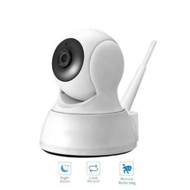 SEISA CAMARA DE SEGURIDAD IP IPC-ZAS01 WI-FI 350° 1080P VISION NOC-SENSOR MOV - 1