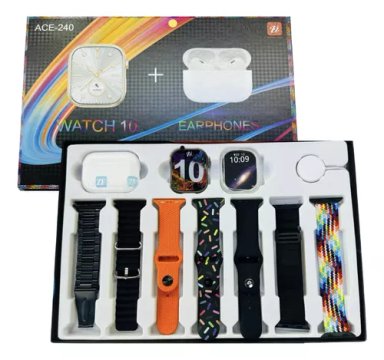 SMARTWATCH ACE 240 SERIE 10 - RELOJ 11 EN 1 NEGRO - 1