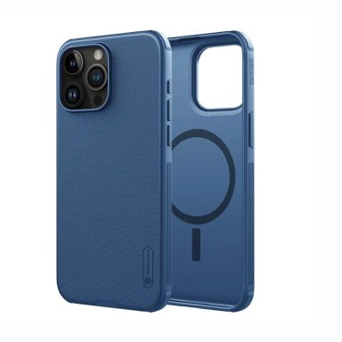 CASE NILLKIN SUPER FROSTED MAGSAFE PARA IPHONE 15 PRO AZUL - 1