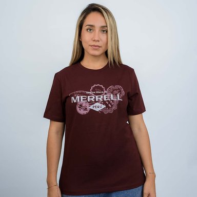 POLO MUJER PERU GRAPHIC GUINDA - 2