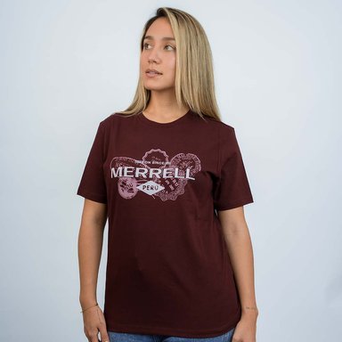 POLO MUJER PERU GRAPHIC GUINDA - 5