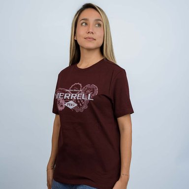 POLO MUJER PERU GRAPHIC GUINDA - 6