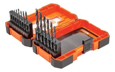 KIT ATORNILLADOR DE IMPACTO + TALADRO PERCUTOR + SET 14 PCS - 5