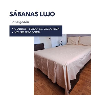 SET SÁBANAS LUJO 1 PLAZA BEIGE 3 PIEZAS - 5