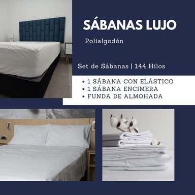 SET SÁBANAS LUJO 1 PLAZA BLANCO 3 PIEZAS - 4