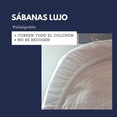 SET SÁBANAS LUJO 1 PLAZA BLANCO 3 PIEZAS - 5