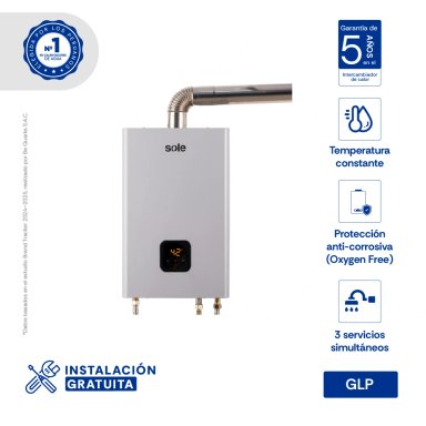 TERMA A GAS 14L SOLE 3121GAS14TFTCT PASO CONTINUO - 1