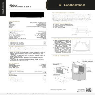 MÓDULO SOLE DISH WARMER 3 EN 1 SOLCAP001 - 10