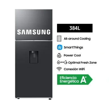 REFRIGERADORA SAMSUNG TOP FREEZER NO FROST RT38DG6730B1PE 384 L - 1