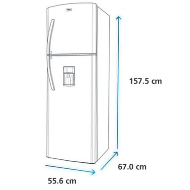 REFRIGERADORA MABE TOP FREEZER NO FROST RMA230PJPG 220 L - 11