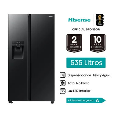 REFRIGERADORA HISENSE SIDE BY SIDE NO FROST BCD-535W 535 L - 1