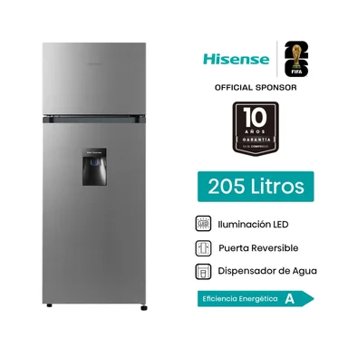 REFRIGERADORA HISENSE TOP FREEZER FROST BCD-205 205 L - 1