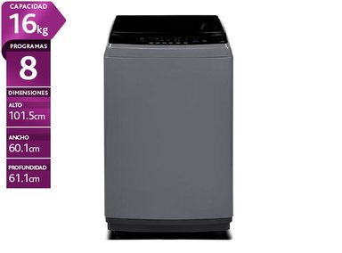 LAVADORA INDURAMA 16 KG CARGA SUPERIOR ANTIENREDO LRI-16DGR - 1