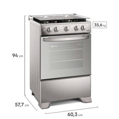COCINA DE PIE A GAS ELECTROLUX 4 QUEMADORES FE4PMR - 2