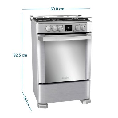 COCINA GAS LICUADO MABE 4 QUEMADORES CMP6085FX1 - 2