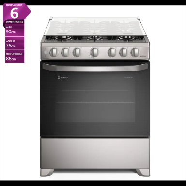 COCINA A GAS ELECTROLUX 6 HORNILLAS FE6ISR - 1