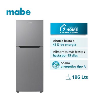 REFRIGERADORA MABE TOP FREEZER NO FROST RMN220PVPRX0 196L - 1