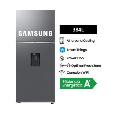 REFRIGERADORA SAMSUNG TOP FREEZER NO FROST RT38DG6730S9PE 384L - 1
