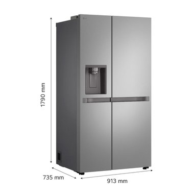 REFRIGERADORA LG SIDE BY SIDE NO FROST GS66SPY 625L - 2