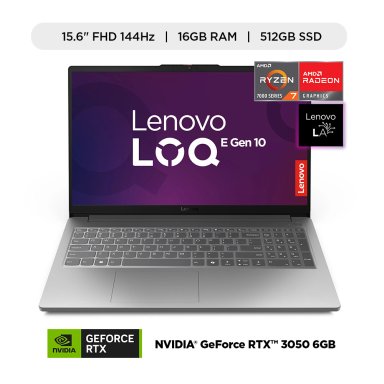 LAPTOP LENOVO LOQ ESSENTIAL AMD RYZEN 7 7435HS 16 GB 512GBSSD 15.6" - 1