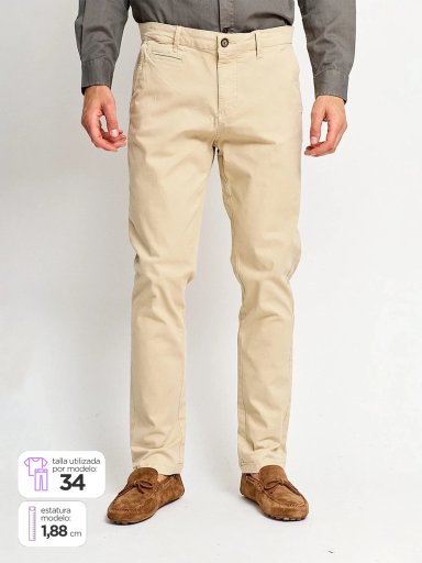 PANTALÓN ALGODÓN HOMBRE CACHAREL SPORT - 1