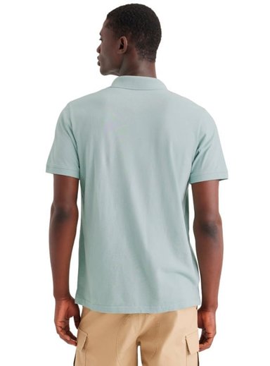 POLO MANGA CORTA ALGODÓN HOMBRE DOCKERS VERDE CASUAL PIQUE - 2