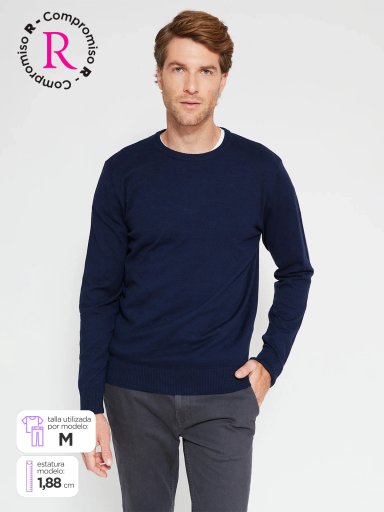 SWEATER HOMBRE KENNETH STEVENS CUELLO REDONDO CN - 1